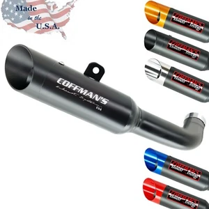 Coffman Slip On Baffle Exhaust for 2020-2023 Husqvarna Vitpilen Svartpilen 401 - Picture 1 of 9