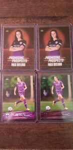 2021 PARKSIDE NWSL PHOEBE MCCLERNON PROMISING PROSPECTS RED FOIL 4 ORLANDO PRIDE