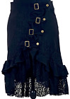Belle Poque Women's Steampunk Gothic Vintage Victorian Gypsy Hippie Skirt Size S