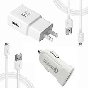 Adaptive Fast Charger Kit for Samsung Galaxy S7/S7 Edge/S6/Note5/4 USB 2.0 - Picture 1 of 1