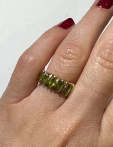 Vintage Labradorite Turquoise Faceted Wired Link Pendant Flower Tassel Necklace - Picture 1 of 8