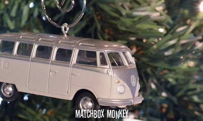Autobús de samba personalizado Volkswagen T1 T2 adorno de Navidad VW furgoneta 1/64 cámper familiar Foto 1 de 4