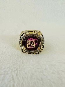 Kobe Bryant #24 Black Mamba Lakers Hall Of Fame Ring, Ship From US - Picture 1 of 3