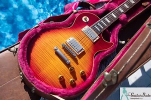 1989 Gibson Les Paul Pre-Historic Flametop Reissue - AAAA Killer Top! Pro Set Up - Picture 1 of 23