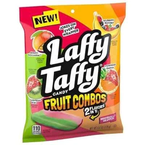 Laffy Taffy Candy, Fruit Combos, Individually Wrapped Mini Bars, 6 Ounce - Picture 1 of 4