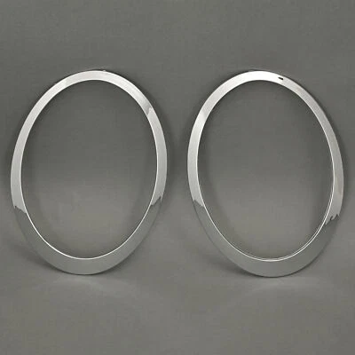 Anillo de bisel de faros cromado para Mini Cooper R55 R56 R57 2007-2015 Foto 1 de 4