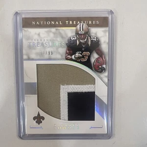 #4/99 Michael Thomas Rookie Jumbo Patch Card 2016 National Treasures OSU Saints - Picture 1 of 2