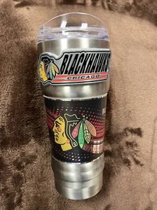 Chicago Blackhawks NHL 18oz Vacuum Insulated Stainless Steel Tumbler New - Picture 1 of 10