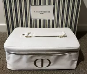 Dior VIP Gift Large Vanity Case Makeup Bag Toiletries Case with Mirror No Box - Picture 1 of 7