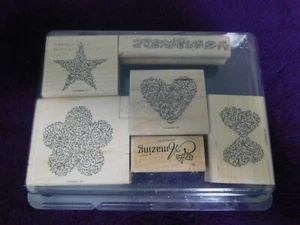 Stampin' Up! SET 6 FRANCOBOLLI RIEMPITIVI FLOREALI #122780 - USATI IN OTTIME CONDIZIONI *GM* - Foto 1 di 4