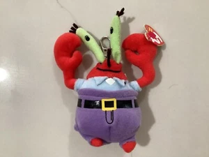Ty SpongeBob MR. KRABS METAL KEY CLIP - 4” NEW - Picture 1 of 3