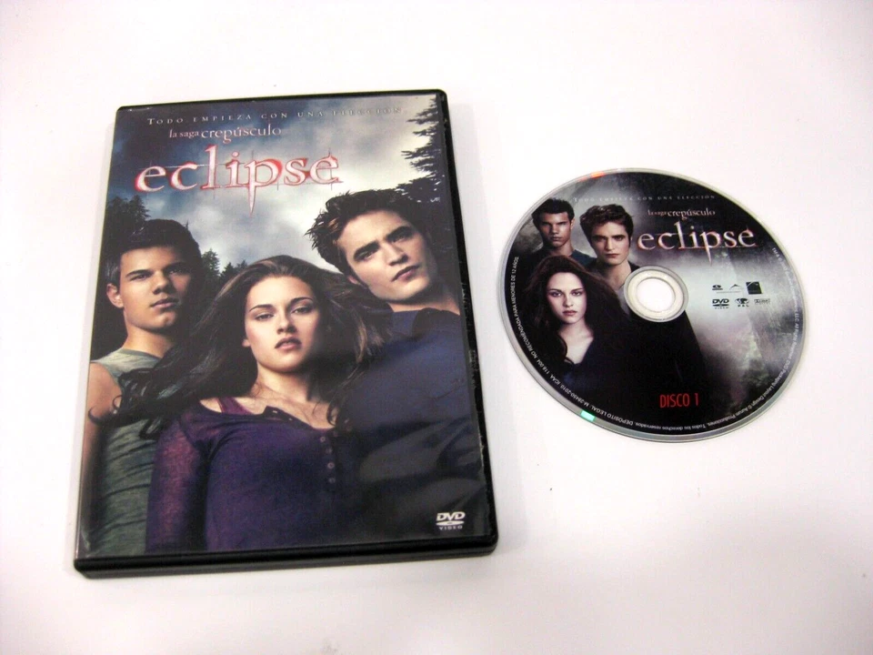 ECLIPSE (TWILIGHT SAGA) DVD Kristen Stewart Robert Pattinson Taylor Lautner - Image 1 of 2