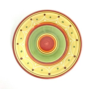 Pier 1 Etrusco Salad Plate 8" Hand Painted Earthenware Made in Italy - Picture 1 of 3