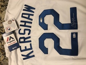 kershaw signed jersey