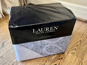 Lauren Ralph Lauren Bantry Paisley Flannel King Duvet Cover Set - Picture 1 of 5