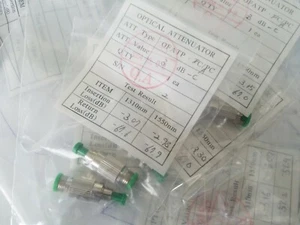 Atenuador de fibra óptica modo único 3 dB FC APC tipo OT-ATP-FC-APC-3-C cerámica - Imagen 1 de 3