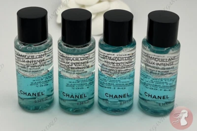 4 piezas Chanel Demaquillant Yeux Desmaquillante Intenso de Ojos 10 ml/0,34 oz cada uno Nuevo Foto 1 de 2