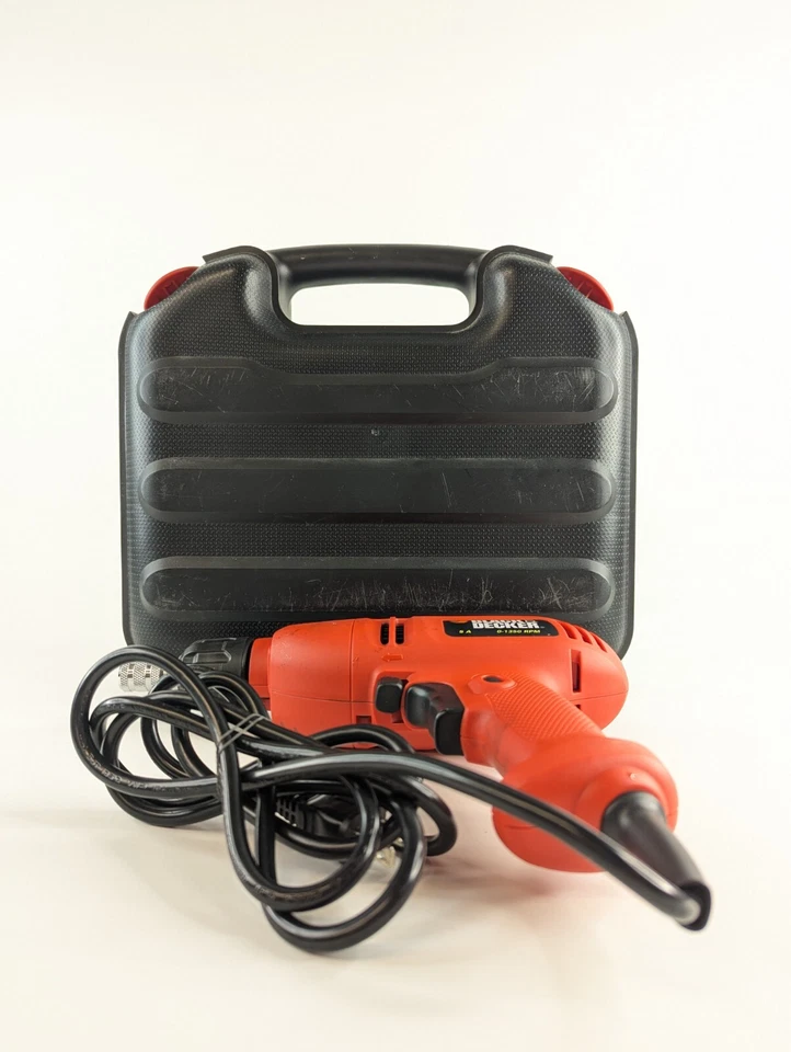 Black & Decker DR220 Corded Drill – 3/8" Quick Connect Chuck – 5.2A - Image 1 of 4