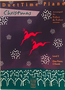 DUET TIME PIANO 1991 Weihnachtslieder Gesang Level 2 Vintage - Bild 1 von 6