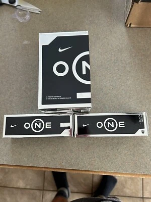 Nike Golf ONE Negro TW Tiger Woods 2 Mangas 6 Pelotas de Golf Nuevo Estado 2006 Foto 1 de 4