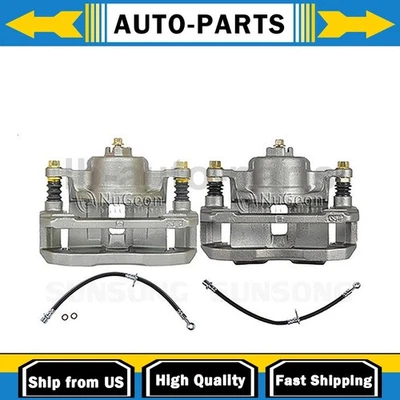 Juego de 4 pinzas de freno con mangueras para Acura CL 3,2 L Acura TL 3,2 L_ Foto 1 de 4