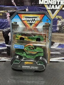 Monster Jam Dragon Green Racecar Truck Rarität Selten 1/64 Diecast Walmart Serie 4 - Bild 1 von 2