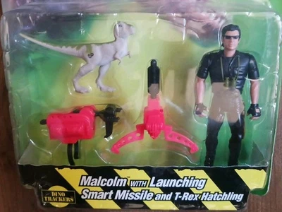 FIGURA KENNER PARQUE JURÁSICO EL MUNDO PERDIDO IAN MALCOLM EXPERTO EN CAOS NUEVO DINOSAURIO Foto 1 de 4
