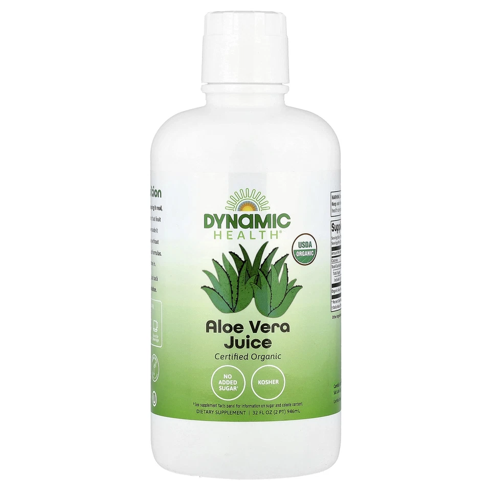 Jugo de aloe vera, 32 fl oz (946 ml) Foto 1 de 3