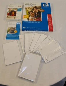 HP Premium Plus Photo Paper LOT 11 Packs / 137-Total Sheets 8.5" x 11" & 4" x 6" - Picture 1 of 6