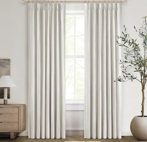 Pannello tenda oscurante Mainstays bianco 40x95" L 100% poliestere nuovo con etichetta - Foto 1 di 6