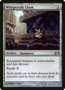 Whispersilk Cloak #115 (MP) Planechase 2012 PC2 Magic MTG - Picture 1 of 1
