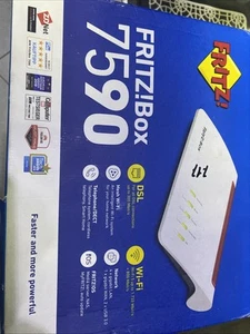 Frittata Box 7590 AVM! FRITZ!BOX Modem Router Fibra E Adsl Edizione Internationa - Afbeelding 1 van 3