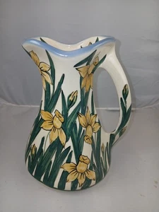 Hand Made In Poland Daffodil Pitcher -- W R Unikat - Picture 1 of 8