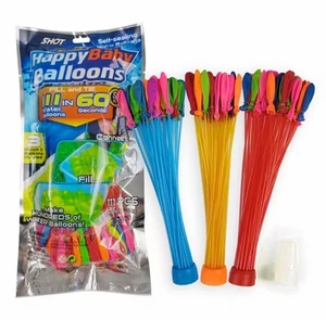 555 water ballons. self sealing with free connector included Happy balloons - Picture 1 of 3
