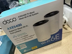 TP-Link DECO X75 AXE5400 Tri-Band Mesh Wi-Fi 6E System - 2 Pack - Picture 1 of 8