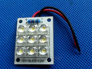12V 9-LED Super Bright Warm White Piranha LED board Night LED Lights Lamp - Picture 1 of 2