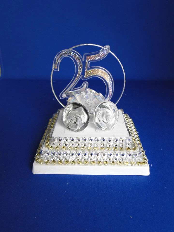 Nuevo caketop hecho a mano 25 aniversario de boda, elige entre 6 diferentes #59 Foto 1 de 1