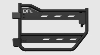 Body Armor 4X4 Front Tube Door With Webbing Black Pair For 21-24 Ford Bronco 4DR - Image 1 of 4