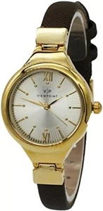 Timex Viewpoint Women's Quartz Brown Leather Gold Watch 30mm CC3D83500 - Picture 1 of 1