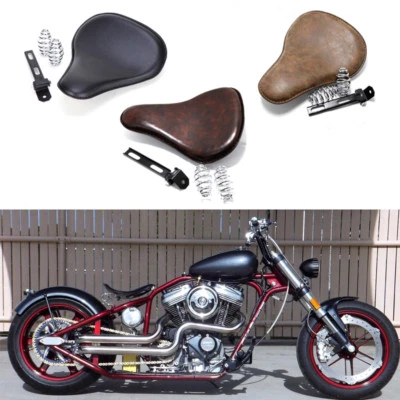 Soporte individual de resorte para asiento de motocicleta Harley Chopper Bobber CANADÁ EE. UU. CA TX Foto 1 de 4