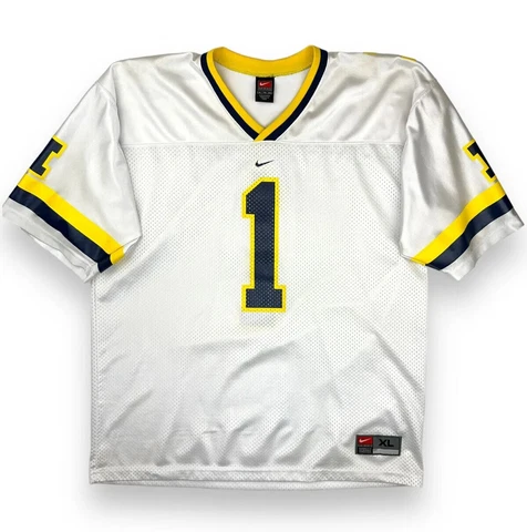 Vintage Nike Michigan Wolverines Football Jersey Mens XL • MINT CONDITION Cover