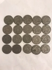 1976 UN PESO MEXICO COIN Combined Shipping Lot Of 20 Coins - Picture 1 of 5