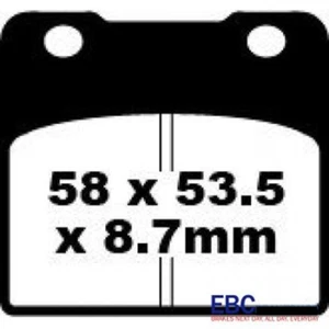 Pastiglie Freno EBC FA 103  Suzuki ANTERIORI & POSTERIORI - Foto 1 di 1