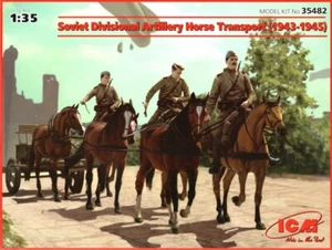 ICM 1:35 Soviet Divisional Artillery Horse Transport 1943-1945 - Picture 1 of 1