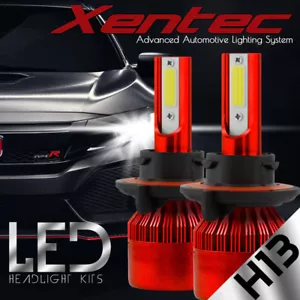 H13 LED Headlight Bulbs for Dodge Ram 1500 2500 3500 2006-2012 High Low Beam Kit - Picture 1 of 1