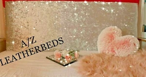 Simply plain 20" Crush Velvet available 3ft,4ft,4"6 5ft ,FREE P&P FAST DELIVERY! - Picture 1 of 15