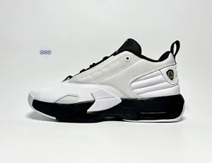 Nike Air Jordan Max Aura 6 Flight Scarpe da Ginnastica Nero Bianco 1 Oro 4 Varie Taglie - Foto 1 di 22