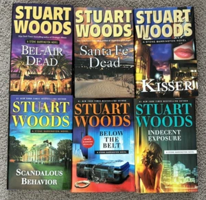 STUART WOODS Book Lot Hardcover Books Lot Of 6 Stone Barrington Novels - Picture 1 of 8