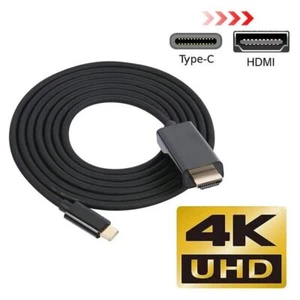 USB C to HDMI Cable Type C Male to HDMI Male 4K Converter Cable For Mobile Phone - Picture 1 of 12
