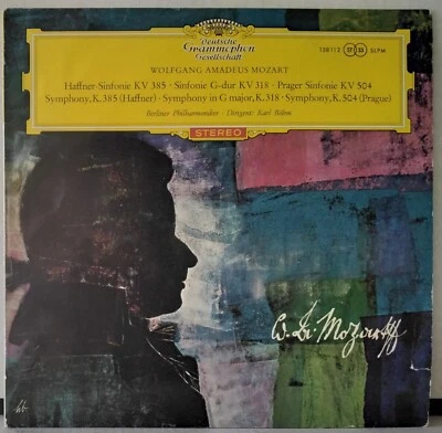 DGG 138 112 SLPM MOZART, BOHM SYMPHONY K.385 HAFFNER GERMANY RED STEREO 1960 LP - Image 1 of 3